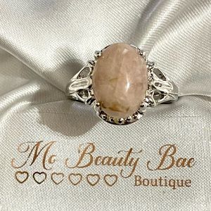 Pink Dolomite Ring